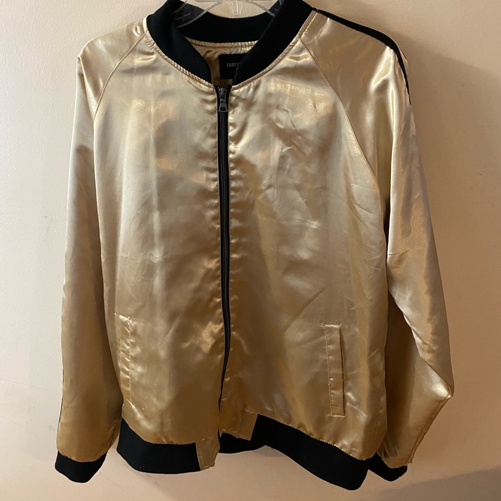 Gold Bomber Jacket in men’s XL